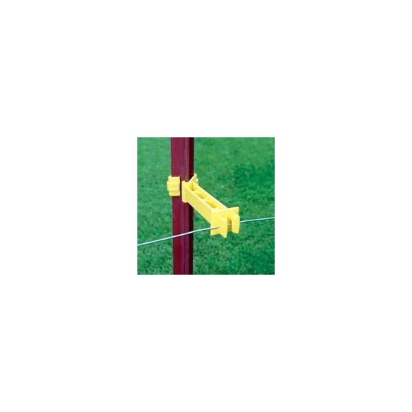 Zareba Snap-On Reversed Insulator, Aluminum/Polywire/Steel, Polyethylene, Yellow - ITRXY-Z