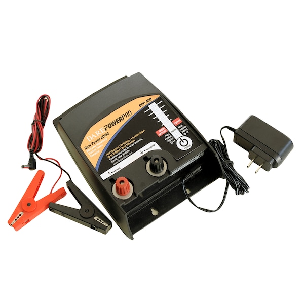 Dare Products Dare Power Pro Series 110 V Electric-Powered Fence Energizer 100 acre Black/Orange - DPP 400