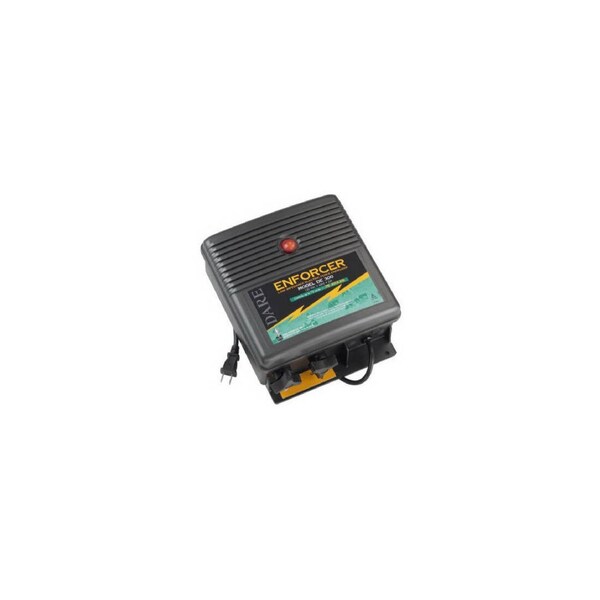 Dare Products Electric Fence Charger, 75-Acre, Low Impedance, Plug-In, 110-Volt - DE 300