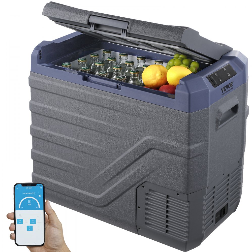 VEVOR Portable Car Refrigerator Freezer Compressor 45 L Single Zone for Car Home - WLCZBXX50LDQE4XSUV1