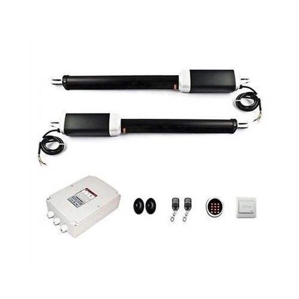Tepee Supplies Accessories Kit Swing Gate Opener for Dual Swing Gates up to 1700 lbs - TE2751915