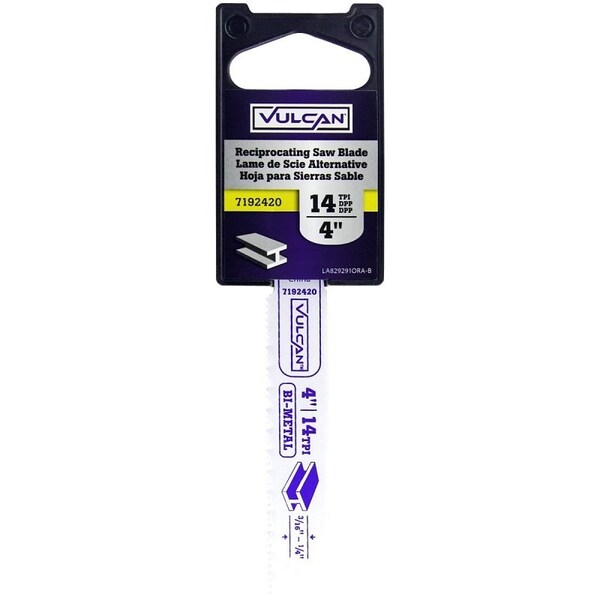 Vulcan Reciprocating Saw Blade, High Speed Steel Cutting Edge - 829291OR