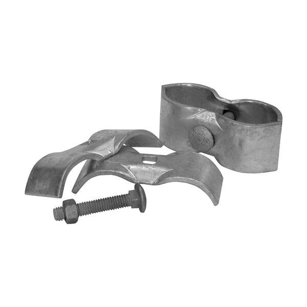 Midwest Air Technologies YardGard 4.75 in. L Galvanized Silver Steel Panel Clamp Set 1 pk - 328526C