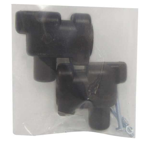 Grosfillex Fence Connector, Resin, Brown - USSP0236