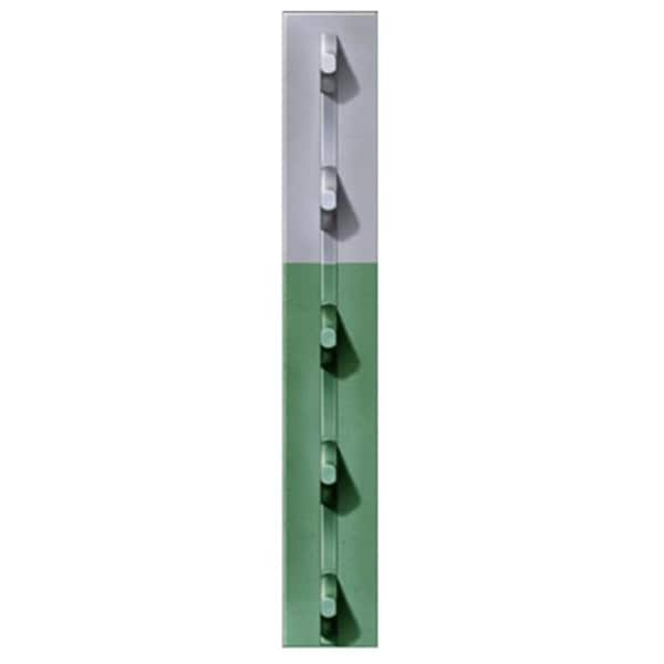 Grillsgonewild FRPT12500080G4N 1.25 in. x 8 ft. Green Studded T-Post, 5PK - GR834672