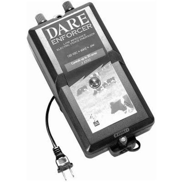 Dare Products DE 120 Enforcer Series Electric Fence Energizer, 0.30 Joule Output - DA576472