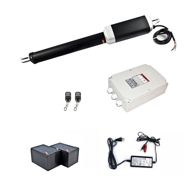 Tepee Supplies Back up Kit Swing Gate Opener for Single Swing Gates up to 450 lbs - TE3314831