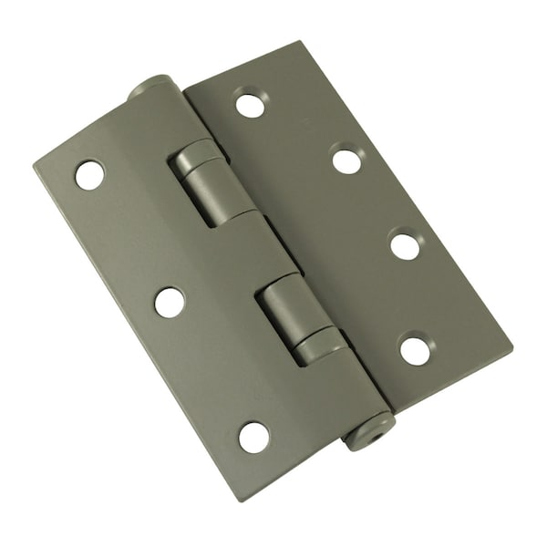 Richelieu (3-Pack) 4 1/2-inch (114 mm) Right Side Half Surface Hinges, Primer coated - 64823PMHBR