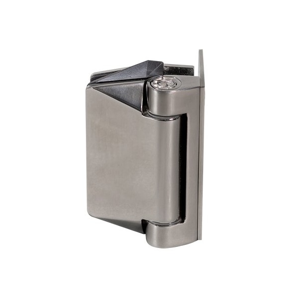 Cr Laurence Brushed Stainless Wall Mount Polaris 125 Series Soft Close Gate Hinge, PR - P0L037125BS