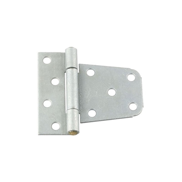 National Hardware Gate Hinge, 305 in H Frame Leaf, Steel, Galvanized, Tight Pin, 48 lb - N259-283