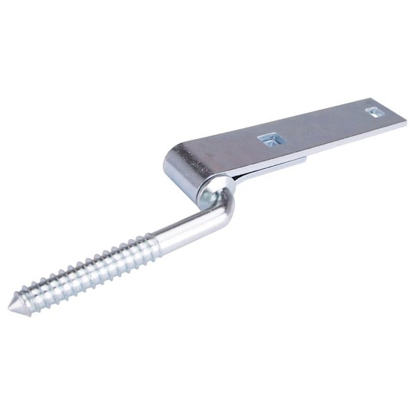 Prosource Hook/Strap Hinge, 5-3/4 in W Frame Leaf, 1-1/4 in H Frame Leaf, 4 mm Thick Leaf, Steel, Zinc - LR-087PS
