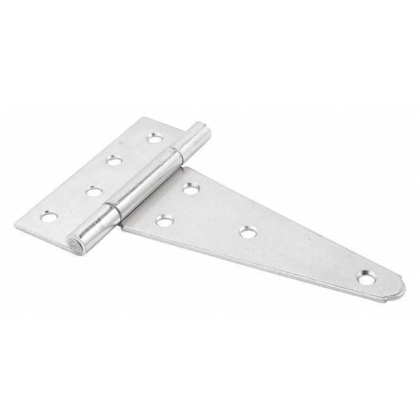 Primeline Tools Tee Hinge, 6 in., Hot Rolled Steel, Satin Nickel Finish, Heavy Duty (2 Pack) - MP18672