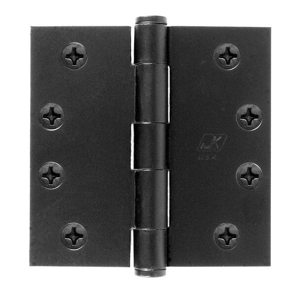 Acorn Mfg Acorn 3-1/2 in. L Black Butt Hinge 1 pk - TJ4BP