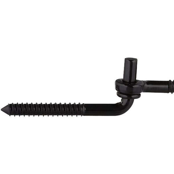 National Hardware SCREW HOOK&EYE HNG BLK 1/2X4IN - N131-170