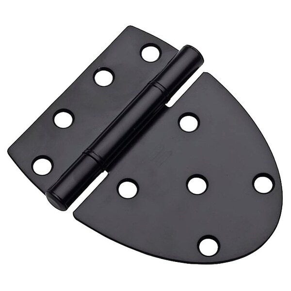 National Hardware Gate Hinge, Steel, Black, 48 lb - N214-113