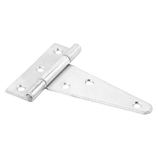 Primeline Tools Tee Hinge, 4 in., Hot Rolled Steel, Satin Nickel Finish, Heavy Duty (2 Pack) - MP18670