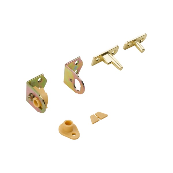National Hardware National Hardware Swing N Stay Brass Cafe Door Hinge 1 pk - N173-823