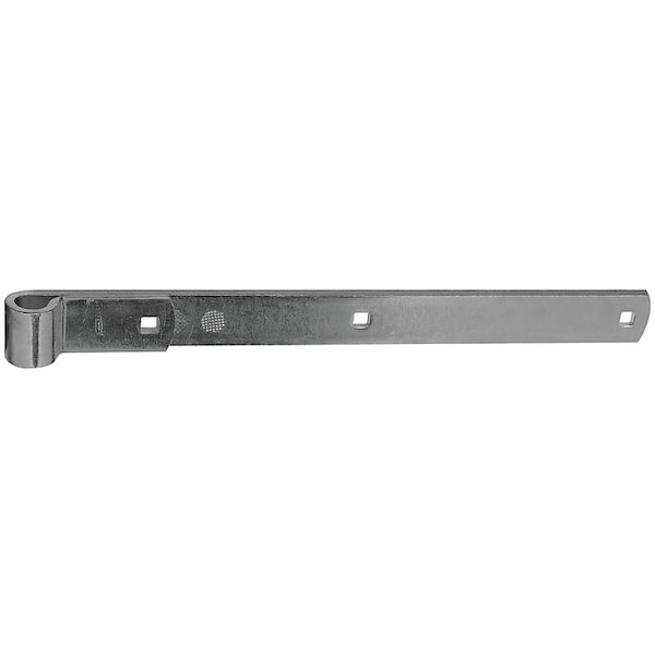 National Hardware Strap Hinge, 1/4 in Thick Leaf, Steel, Zinc, 200 lb - N168-336