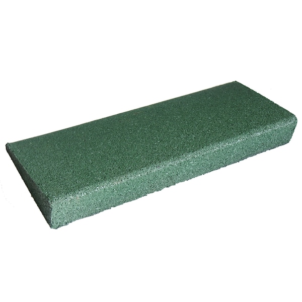Rubber-Cal "Eco-Safety" Ramp 2.5 in. T x 6 in. W x 19.5 in. L - Green - 40 Pack - 04-127-GR-40PK