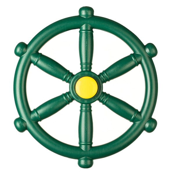 Playberg Playground Captain Pirate Ship Wheel, Plastic Playground Swing Set Accessories Steering Wheel - QI004564.GN