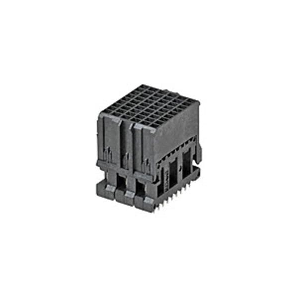 Conector de placa Molex, 54 contactos, 9 filas, hembra, recto, paso de 0.075 pulgadas, terminal de ajuste por presión, - 1704151618