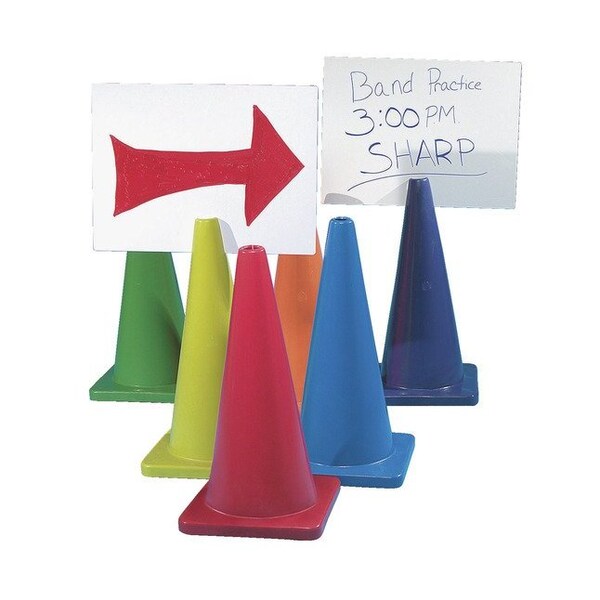 Sportime CONE KONTROL KONES 18 INCH  SET OF 6 PK - 6 COLOR SET/TR