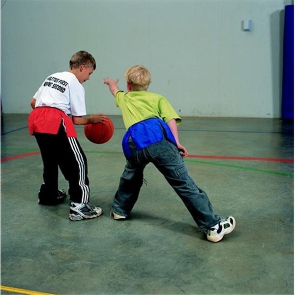 Sportime Sportime 006872 Pinnie Sport Wraps; Red; Set - 12 - 6872