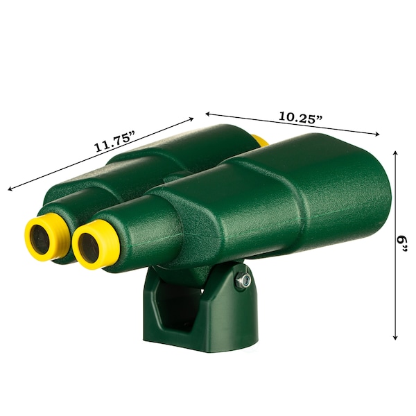 Playberg Plastic Outdoor Gym Playground Pirate Ship Double Telescope, Kids Toy Accessories Binocular - QI004566.GN