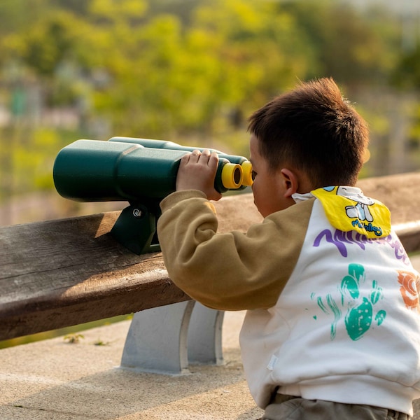 Playberg Plastic Outdoor Gym Playground Pirate Ship Double Telescope, Kids Toy Accessories Binocular - QI004566.GN