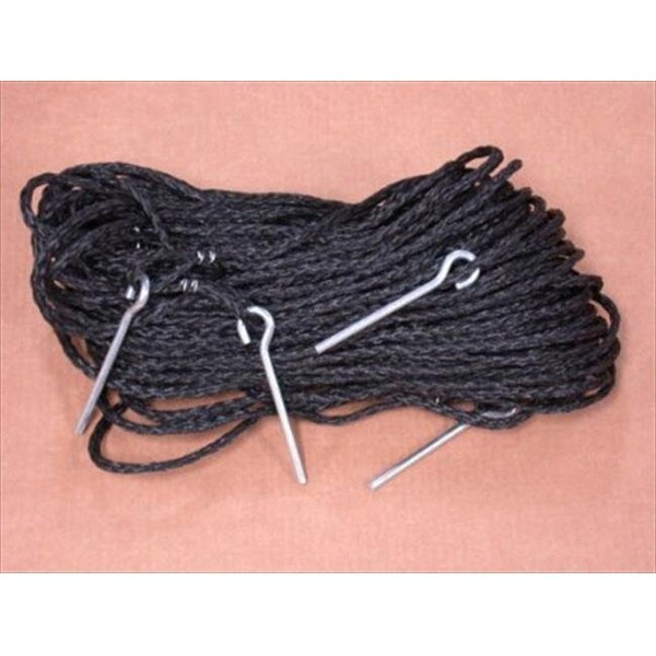 Home Court Home Court M8M25B 8 Meter Black .25-inch rope Non-adjustable Grass Courtlines - M8M25B
