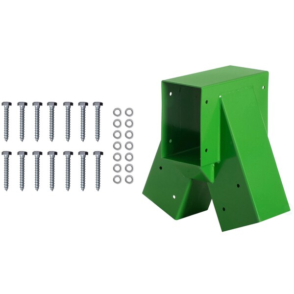 Playberg Easy Installation A-Frame Middle Swing Set Brackets for Outdoor Swing - Heavy Duty Steel Swing - QI004672.GN