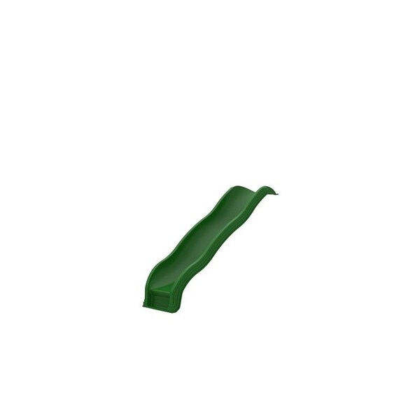 Playstar PS 8824 Scoop Wave Slide, Polyethylene, Green, For 48 in Play Deck - PS8824