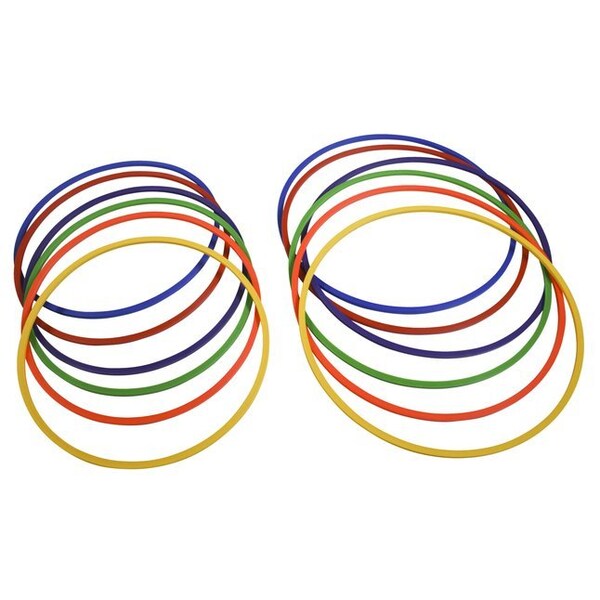 Sportime HOOPS DUR-O-HOOPS ASSORTED COLORS - SET OF 12 PK - 818S-DLX