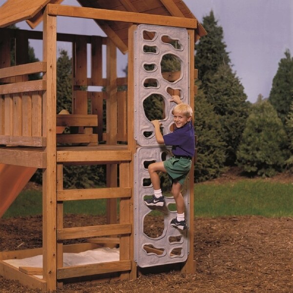 Playstar PLAYSTAR PS 8870 Vertical Climber, HDPE, Gray, For 48 in, 60 in Playdeck - PS 8870