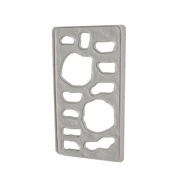 Playstar PLAYSTAR PS 8870 Vertical Climber, HDPE, Gray, For 48 in, 60 in Playdeck - PS 8870