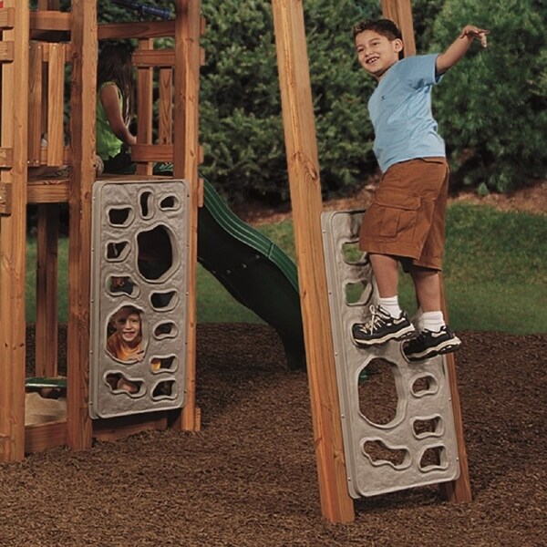 Playstar PLAYSTAR PS 8870 Vertical Climber, HDPE, Gray, For 48 in, 60 in Playdeck - PS 8870