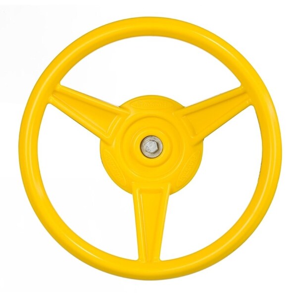 Playstar PLAYSTAR PS 7840 Steering Wheel, HDPE, Yellow - PS 7840