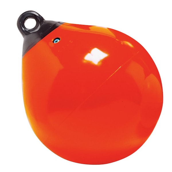 Taylor Made 12in Tuff End&trade; Inflatable Vinyl Buoy - Orange - 61143