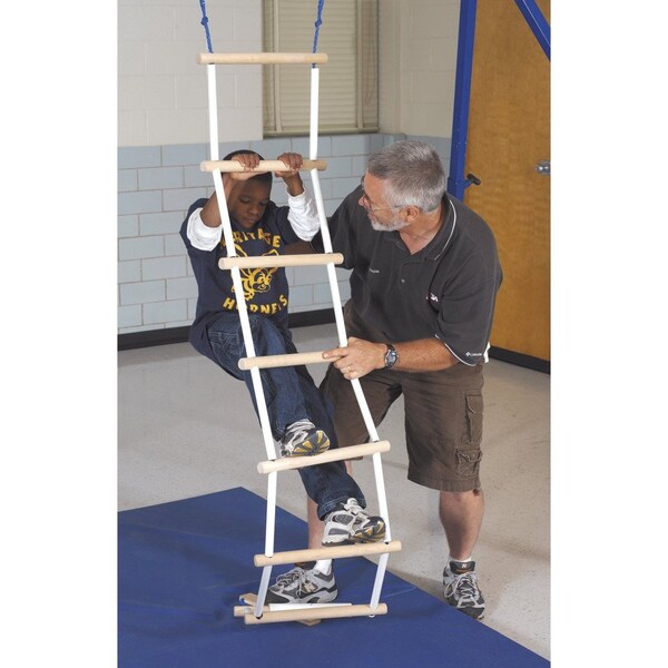 Abilitations Smooth Grip Ladder for Vestibular Orientation, Solid Birch Plywood and PVC - 192051