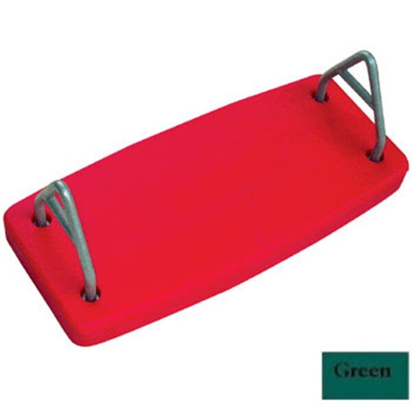 Jensen Commercial Roto Molded Flat Seat Green - S127G