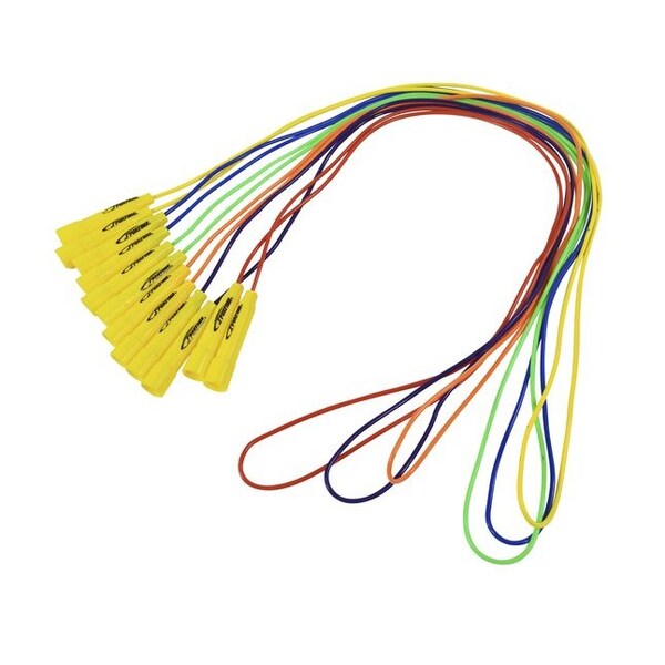 Sportime JUMPROPE VINYL G/S 8 FOOT  YELLOW HANDLE  - SET OF 6 PK - VSR-BH8(M)