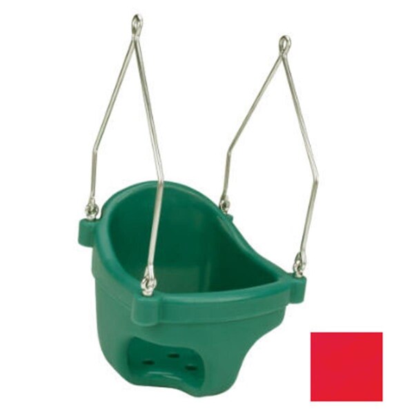 Jensen Commercial Rotational Molded Full Bucket Seat Red - S175R