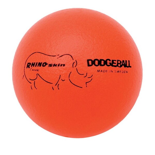 Champion Sports Rhino Skin Dodgeball Set, Neon Orange - Set of 6 - CH56047