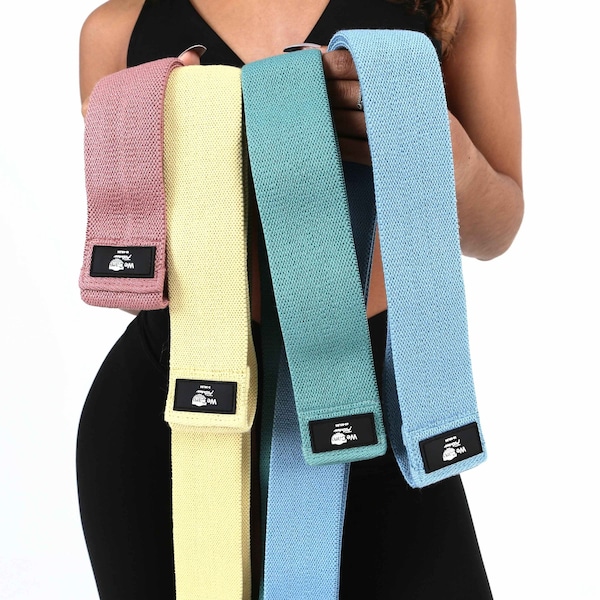 Wecare Fitness Full-Body Workout 4 Pack Resistance Bands, 4 Levels of Resistance, Mesh Carrying Bag, 4PK - WC-4P-RBS