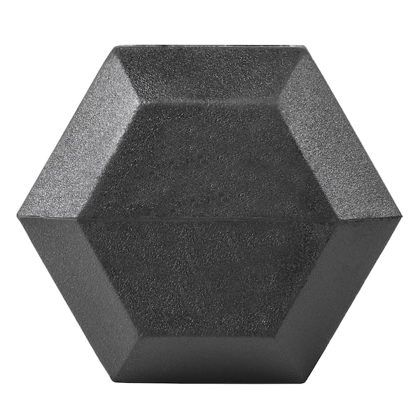 Lifeline Fitness Hex Rubber Dumbbell, 15lbs - LLHRD15