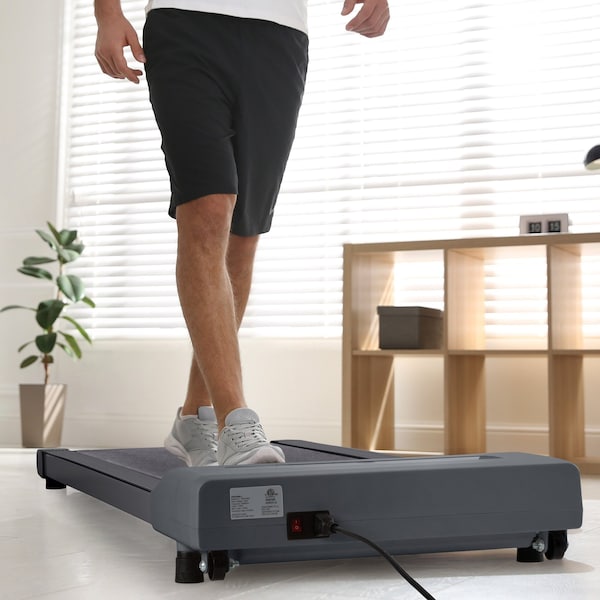 Rad Sportz Walking Pad - Under Desk Treadmill with LED Display - Portable Treadmill by Gray - 80-5214