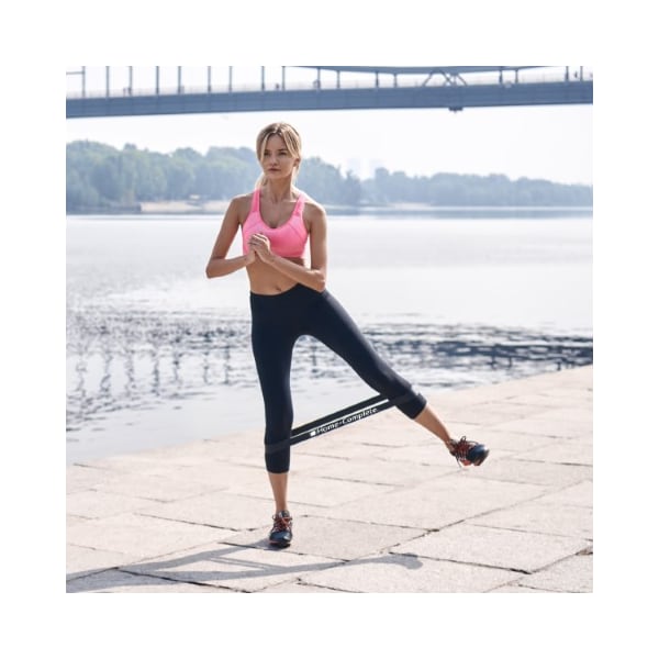 Hastings Home Set of 4 Resistance Bands Exercise Loops for Fitness, Muscle Toning, Stretching, Physical Therapy - 878888EOE