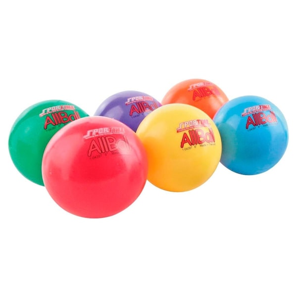 Sportime BALL INFLATABLE ALL BALL 6 INCH SET OF 6 PK - 111000077
