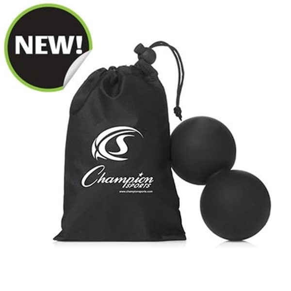 Champion Sports Champion Sports DLMB Peanut Massage Balls; Black - DLMB
