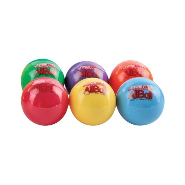 Sportime BALL INFLATABLE ALL BALL 3 INCH SET OF 6 PK - 111000075